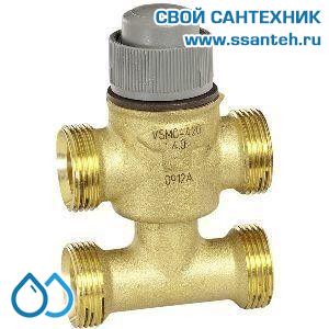 10098 Honeywell, VSOF-425-5.5P Клапан трехходовой с байпасом регулирующий резьбовой, PN16, DN25, Kvs 5.5 2.5мм, 2…120 °C