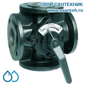10313 Honeywell ZR80FA Клапан четырехходовой поворотный фланцевый, PN6, DN80, Kvs 100, 2…130 °C