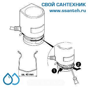 10372 Honeywell, MT8-024-NC Термоэлектрический привод для зонного регулирования, 2-pt, 90Н, 24Vac, 6,5мм, 6мин, NC