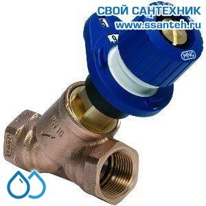 12537 Honeywell, V5010Y0015 Клапан запорно-балансировочный, 1/2", ВР, Kvs 2,7м3, синий