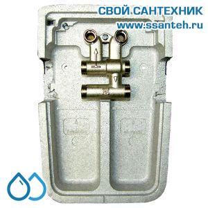 14827 HERZ 1301222 Узел подключения для 2-х трубной системы M 22-G 3/4