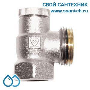 14873 HERZ, 1372471 Вентиль запорный RL-1 угловой 1/2" НР-ВР