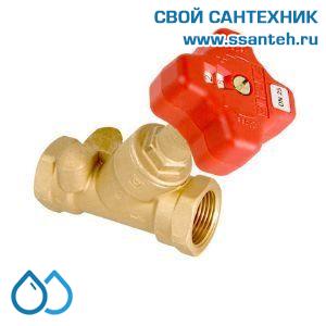 15039 HERZ 1401764 Клапан балансировочный для отопления с линейной характеристикой, DN32, 1 1/4", PN20, Kvs 13,30 м3/час, 130°С, Штремакс-R