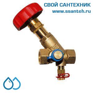15135 HERZ 1411757 Клапан балансировочный для отопления с измерительными клапанами, DN65, 2 1/2", PN20, Kvs 84,2 м3/час, 110°С, Штремакс-М