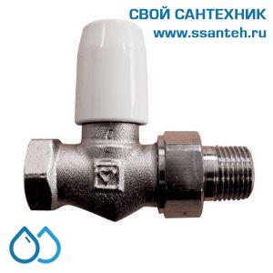 15324 HERZ 1552311 Клапан ручной радиаторный прямой, 1/2", Kvs 2,0 м3/час, PN 10 бар, 110°C, с точной предварительной настройкой.