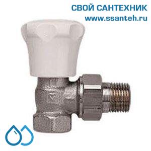 16040 HERZ 1682490 Клапан ручной радиаторный угловой, 3/8", Kvs 2,4 м3/час, PN 10 бар, 110°C, с точной предварительной настройкой.