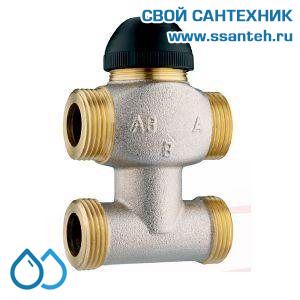 16291 HERZ 1776370 Клапан трехходовой смесительно-разделительный, DN10, 1/2", Кvs 1,0 байпас