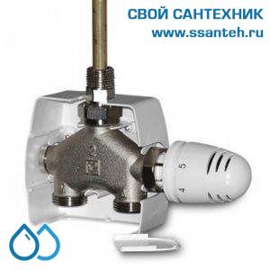 16319 HERZ, 1778641 Клапан четырехходовой VUА-40 1/2" проходной для однотрубных систем 1/2" 154/11