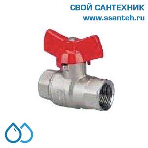 16644 HERZ 2210011 Кран шаровой для питьевого водоснабжения, бабочка 1/2"