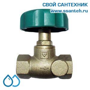 16738 HERZ, 2421541 Вентиль запорный Штремакс-АW, муфта, без слива, 1/2" 