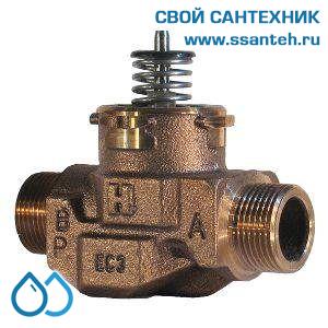 17932 Honeywell VCZAH1000/U Клапан двухходовой регулирующий зонный, 3/4" НР, Kvs 5,3, 96C, PN20