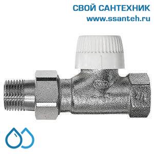 17958 Honeywell V2020DVS20 Клапан термостатический радиаторный прямой, 3/4", Kvs 0.75, Ру 10, 130 С, dPmax=1бар, соединение с резьбой до кольца, настройка