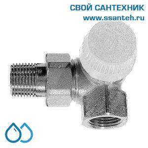 17980 Honeywell V2000RUB10 Клапан термостатический радиаторный трехосевой правый, 3/8", Kvs 1.0, Ру 10, 130 С, dPmax=1бар, высокий расход