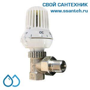 18577   TERMICUS T6102EUB15 RTL Клапан двухходовой для теплого пола угловой, 1/2, +20...+50°С, Kvs 1,90 м3/час