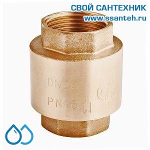 19317 Клапан обратный с латунным сердечником, PN 10, 1 1/4"