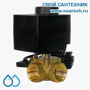 22096  TERMICUS AE23V37-32 Регулятор температуры воды трёхходовой электрический, PN10, DN32, +10...+95°С, Kvs 16,0 м3/час, 230В, IP42, с выносным датчиком