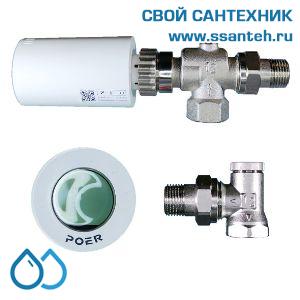 23391   Termicus PTV30_RCK Электронный терморегулятор для радиатора, 1/2", PN10, 2-pt/PID, монитор влажности, 7 дней, эко режим, WiFi, android, IOS прилож.