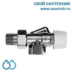 08204 Honeywell V2000AVS15 Клапан термостатический радиаторный осевой, 1/2", Kvs 0.75, Ру 10, 130 С, dPmax=1бар, с предварительной настройкой