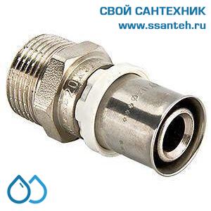 00970 Соединитель пресс с переходом на нар.р. 16 х 3/4"